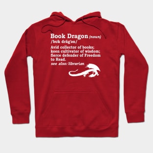 Book Dragon Definition in White Hoodie